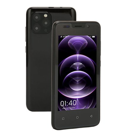 IP13 Pro 4,66" HD-skærm Mobiltelefon Dual SIM Dual standby Ultratynd Smartphone med Ansigtsgenkendelse RAM 2GB ROM 32GB Sort