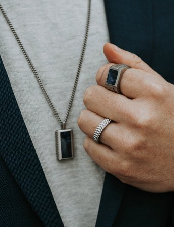 Steel & Barnett Hudson Ring - Silver - 67.2