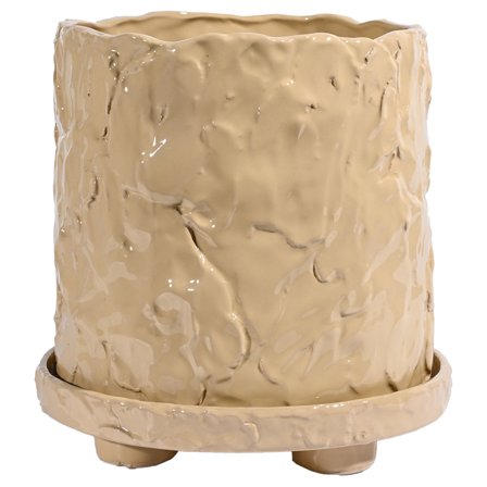 Byon Muddy L kruka 23 x 23,5 cm, beige | Inredning > Vaser & Krukor > Kruka | Bagaren och Kocken