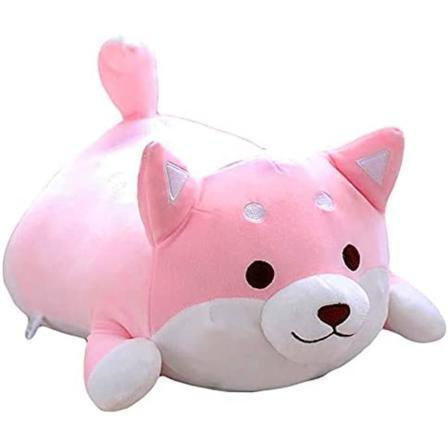 Suloinen Shiba Inu -koiran pehmolelu Kawaii pehmeä täytetty eläin 35cm