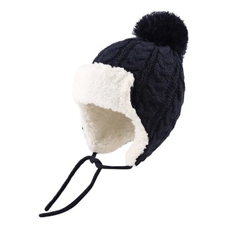 Winter Warm Hat For Kids Boy Girl Earflap Beanie Newborn Fashion Cap With Pompom Autumn Baby Cover Ears Cap Suit For 0-8 Years(L)