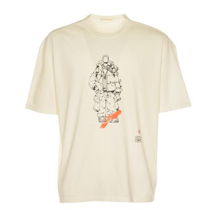 Ten C, T-shirt Beige, Heren, Maat:L
