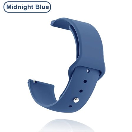 Uusi 18mm 20mm 22mm hihna Garmin Venu 2S rannekkeelle Vivoactive 3 4S 4 Forerunner 245 645 Galaxy Watch 4 Classic 42 46mm MidniBlue Silikoni