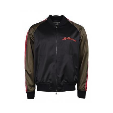 Alexander Mcqueen - Bomberjackor - Svart - Herr - Storlek: M, Herr, Storlek: M