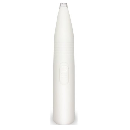 Hundtrimmer, Tyst Elektrisk Klippmaskin för Husdjur för Katter & Små Hundar, Sladdlös för Tassar & Öron (Vit)