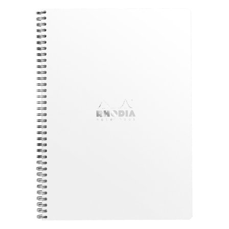 Notebook Spiral White A4 Ruled