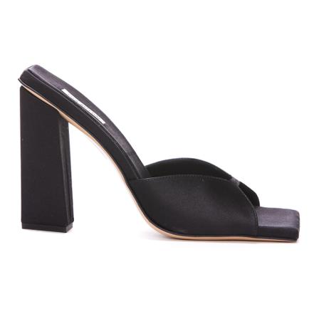 Gia Borghini, Sandals With Heel Czarny, Kobieta, Rozmiar: 37 EU
