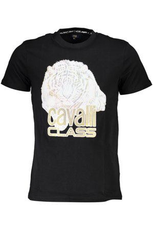 Cavalli Class T-shirt Maniche Corte Uomo Nero