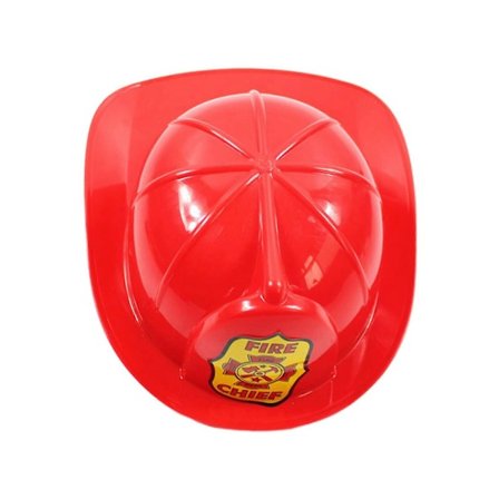 Børne Brandmandskostume Hårde Hjelme Brandmandshjelm Brandmandshat Brandmand Cosplay Kostume Tilbehør Halloween Rekvisitter Rød-Perfet