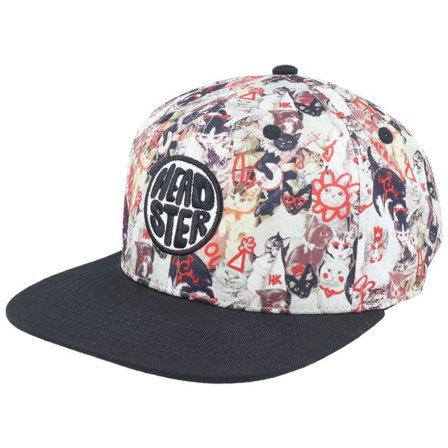 Headster - Multi snapback Keps - Kids Cat Attack Multi/Black Snapback @ Hatstore
