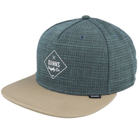 Djinns - Grön snapback Keps - " 6 Panel Cap Cottoncheck Light Olive Snapback" @ Hatstore