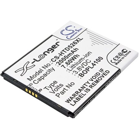 Batteri till SmartPhone, Mobil för HTC Desire 526, Desire 526G+ dual sim, HTCD100LVWP m.fl.