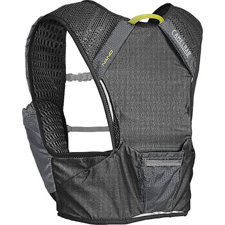 Camelbak Nano 3L Unisex Juoksuvyö 2x500ml Nopea Pullo, Musta/Harmaa - Keskikoko