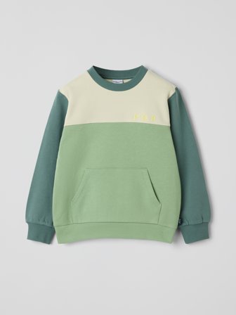 Polarn O. Pyret - Sweatshirt with pocket - 122 - Childrenswear - green