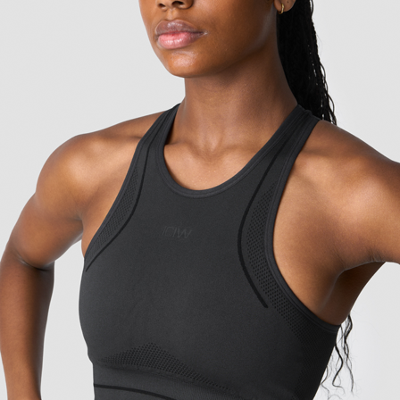 ICANIWILL Endurance Seamless Sport-BH Grå
