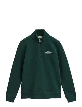 Graphic Half Zip Sweat Green GANT
