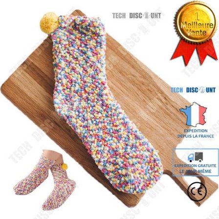 Strumpor - TD - Vinter - Tjocka - Fleece - One size - Korall