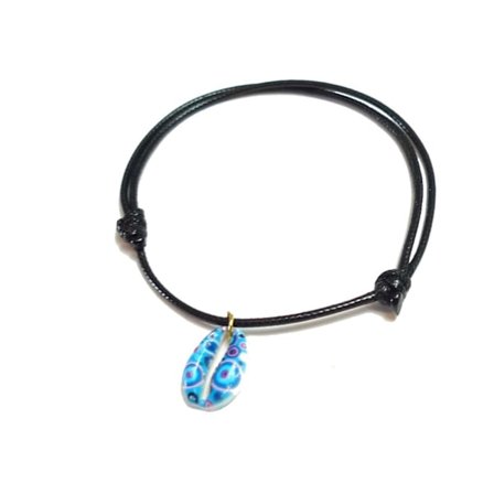 Ankelband med snäcka X-tra lång