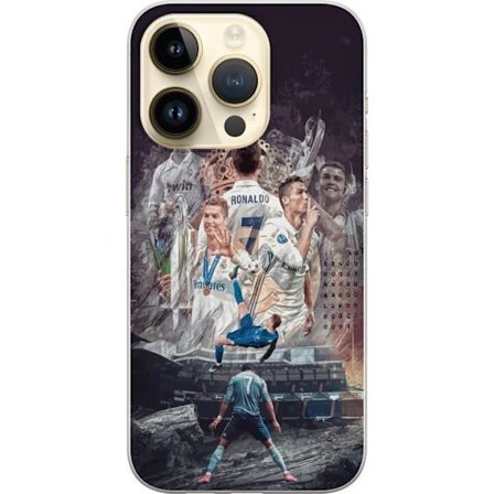 Yhteensopiva Puhelinkuori Apple iPhone 15 Pro Cristiano Ronaldo Al-Nassr Portugali ikoninen hyökkääjä ja kaikkien aikojen paras maalintekijä, jolla on