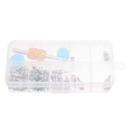 63 delar/set Koppar Bil AC-ventilkärna Avtagbar