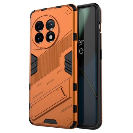Stødsikker Hybrid Cover med A Moderne Touch til OnePlus 11 - Orange