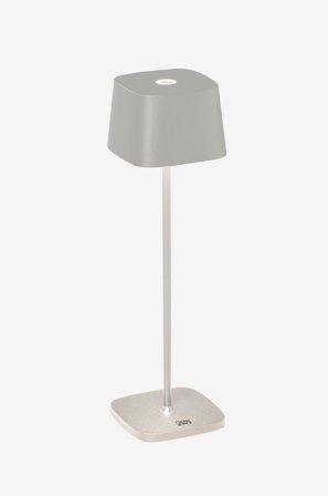 Konstsmide - Pöytävalaisin Capri USB, korkeus 36 cm - Valkoinen - Ladattavat valaisimet - - Homeroom