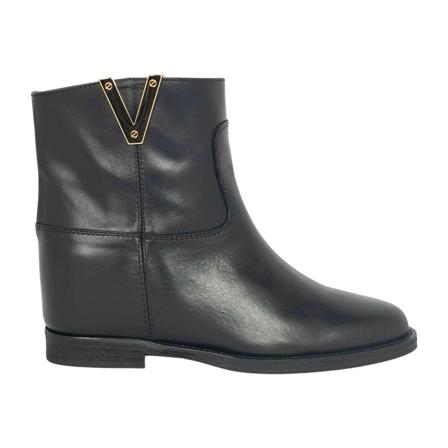 Via Roma 15 Ankle Laarzen , Zwart , Dames , Maat: 36 1/2 EU Enkellaarsjes