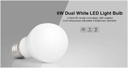 SYNERGY 21 LED Retrofit E27 6W dual white (CCT) Lampe mit Funk MiLight*