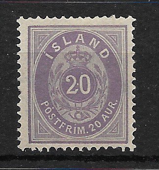 Island 1875 - AFA 10 - Postfrisk