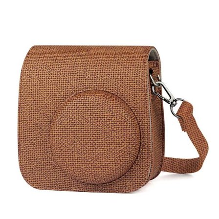 for Fujifilm Instax Mini 8/9/11 beskyttelsesveske BRUN