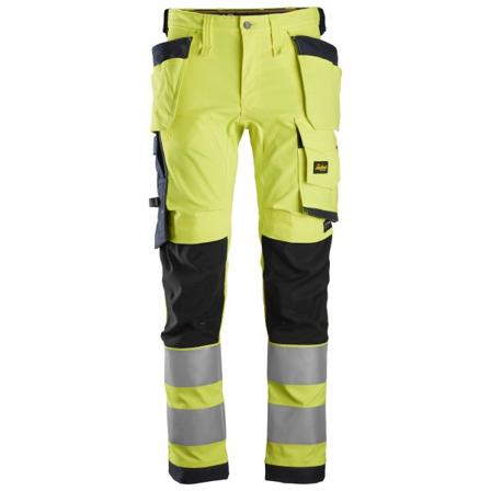 Snickers Workwear 6243 AllroundWork Työhousut huomioväri, keltainen/laivastonsininen Huomioväri, Keltainen/Laivastonsininen, Vaatteet