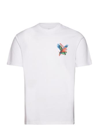 Loro S/S Stt Tops T-Kortærmet Skjorte White Brixton