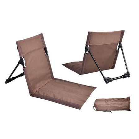 Vikbara Portabla Strandstolar, Lätta med Ryggstöd och Bärväska, Solbadande Strandmatta Lämplig för Pool Camping Picknick Gräsmatta