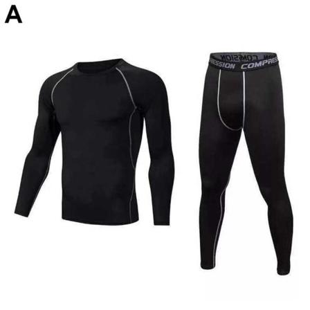 Jenny Watson 2-delad Träningsoverall För Pojkar Base Layer Long Sleeve C