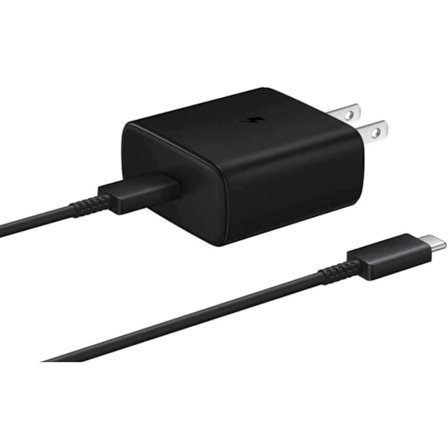 Samsungin virallinen 45W USB-C Super Fast -laturi seinään (musta)