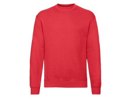 FRUIT OF THE LOOM Sweatshirt 62202 röd 2XL - Lyreco - Arbetskläder > Arbetströjor > Sweatshirts och koftor