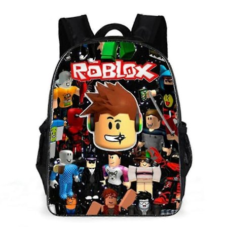 Roblox Ryggsäck Barn Skola Bok Studenter Bokväska Barn Resväska Rucksack Axelväska [DB]