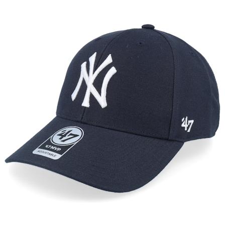 47 Brand - MLB Ble adjustable Czapka Z Daszkiem - New York Yankees Mvp Navy Adjustable @ Hatstore