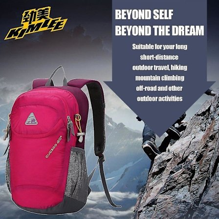 20L Rejsecykelvandringsrygsæk Udendørs Unisex