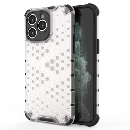 Bofink Honeycomb iPhone 15 Pro Max skal - Vit