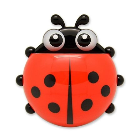 Søde Mariehøne Tandbørstevægssuger Badeværelsessæt Tegneserie Sucker Tandbørste