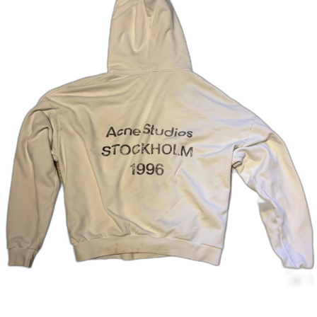 Vit hoodie Acne Studios Stockholm