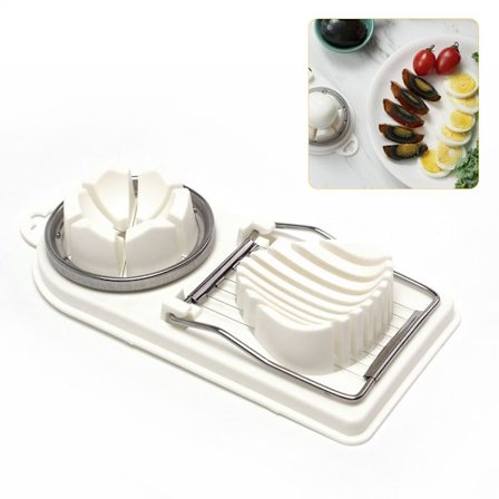 Multifunksjonell eggdeler i rustfritt stål, skjæreverktøy, kjøkkenredskap