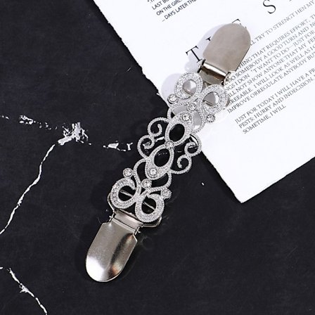 Genser Cardigan Clip Andenebb Clip Genser Nål Brosje Krage Sølv