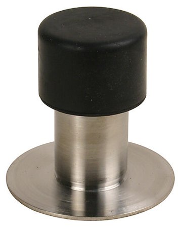 PN-BESLAG DØRSTOPPER RUSTFRI MED FOT Ø22X50MM