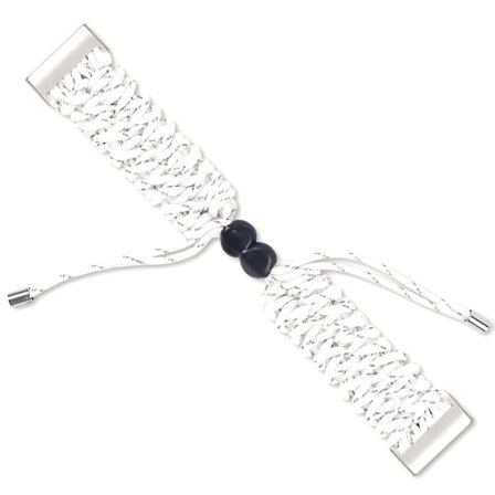 Fitbit Charge 4 / 3 braided watch band - White