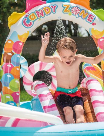 INTEX Intex Candy Zone Play Center, 206L + 168L. - Multi/patterned - ONE SIZE