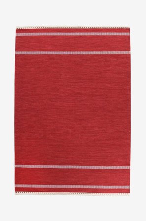 InHouse Group - Uldtæppe GRINDA - Rød - Uldtæpper - 200X290 - Fra Homeroom