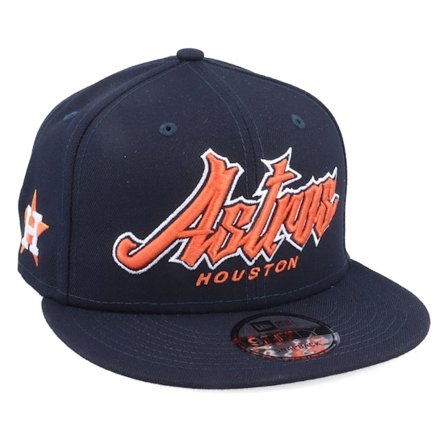 New Era - Houston Astros Slab 9FIFTY Navy Snapback Snapback Blue Cap - MLB @ Hatstore