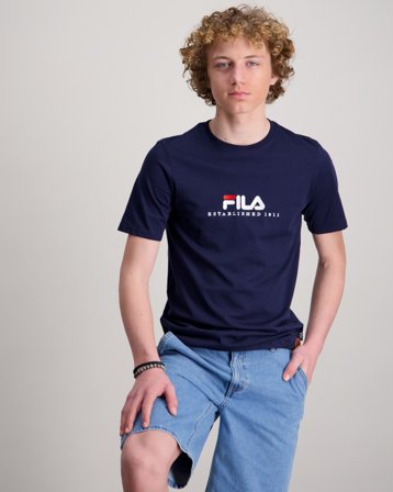 Fila LOHBERG logo tee Blau T-Shirts Jungen - Kids Brand Store